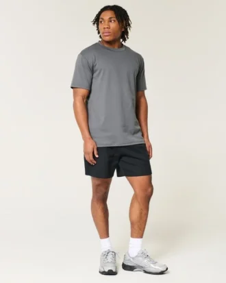 Pantalones cortos de felpa refrescante hasta la mitad del muslo