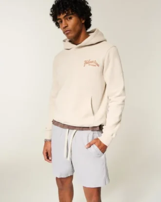 Pantalones cortos de mezcla de lino hasta la mitad del muslo