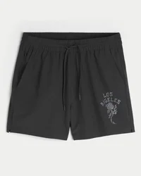 Pantalones cortos deportivos con estampado hasta la mitad del muslo