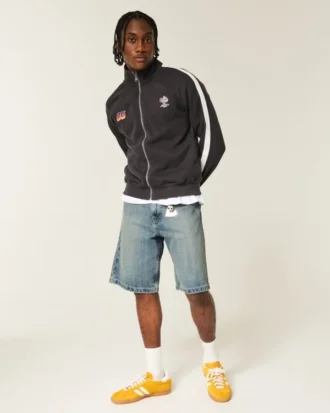 Pantalones cortos vaqueros holgados Pantalones cortos vaqueros holgados