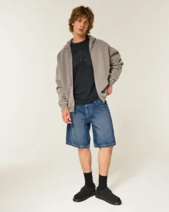 Pantalones cortos vaqueros holgados