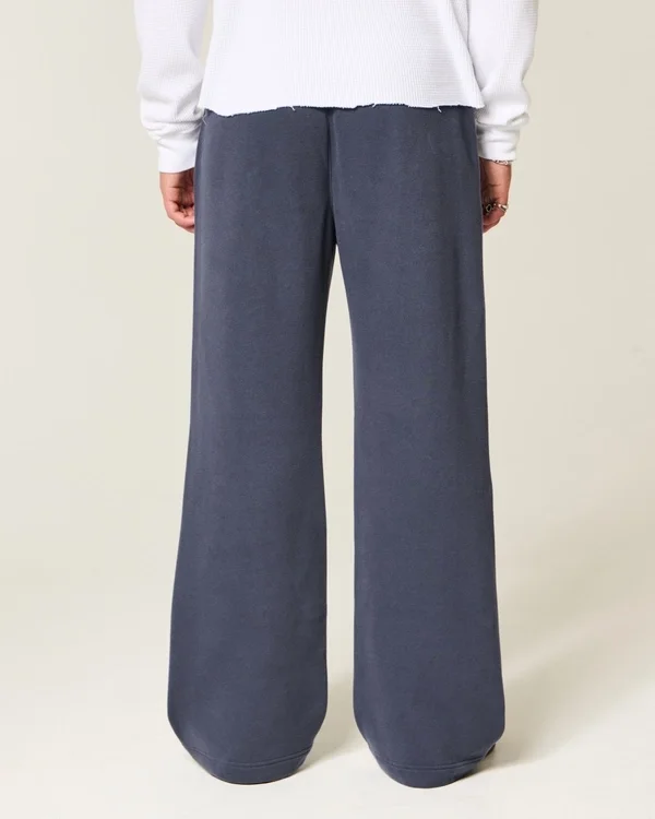 Pantalones de chándal bootcut con gráfico numérico Pantalones de chándal bootcut con gráfico numérico