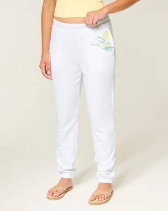 Pantalones de chándal de felpa con logotipo Pantalones de chándal de felpa con logotipo