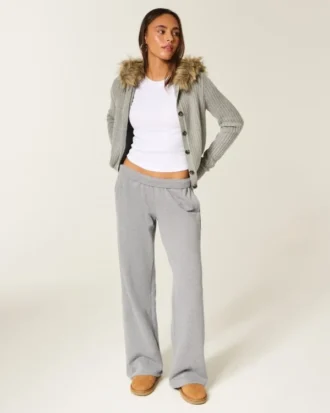Pantalones de chándal de pierna ancha