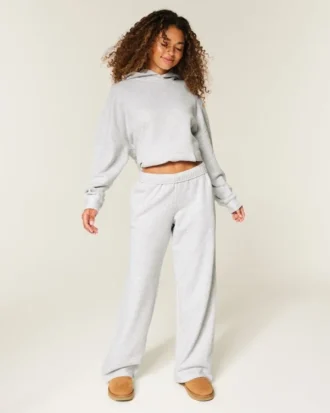 Pantalones de chándal de pierna ancha