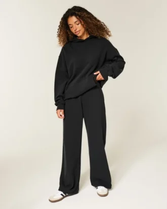 Pantalones de chándal de pierna ancha