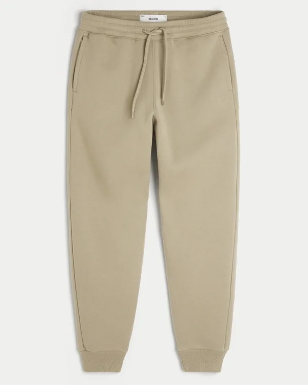 Pantalones de chándal de punto elástico Pantalones de chándal de punto elástico