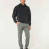 Pantalones de chándal de sarga relajados Pantalones de chándal de sarga relajados