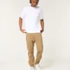 Pantalones de chándal de sarga relajados Pantalones de chándal de sarga relajados
