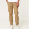 Pantalones de chándal de sarga relajados Pantalones de chándal de sarga relajados
