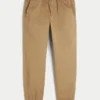 Pantalones de chándal de sarga relajados Pantalones de chándal de sarga relajados