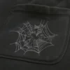 Pantalones de chándal holgados con bordado de araña Pantalones de chándal holgados con bordado de araña