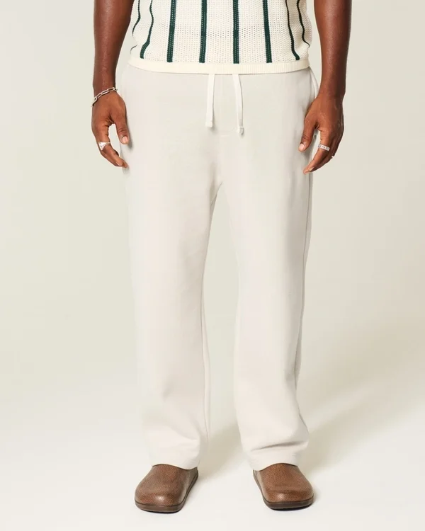 Pantalones de chándal holgados con bordado en la espalda Pantalones de chándal holgados con bordado en la espalda