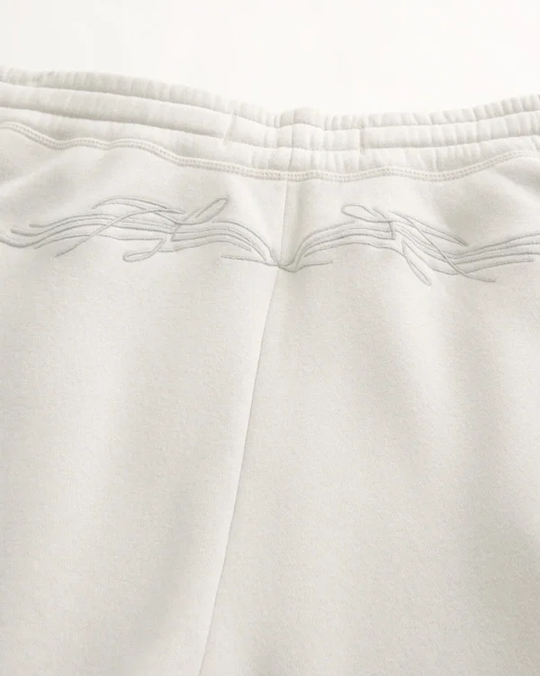 Pantalones de chándal holgados con bordado en la espalda Pantalones de chándal holgados con bordado en la espalda