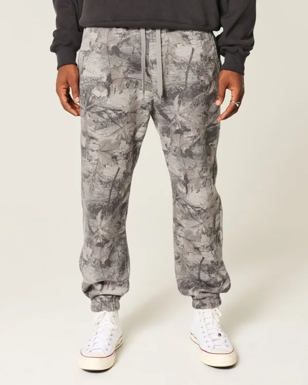 Pantalones de chándal holgados con cordón Pantalones de chándal holgados con cordón