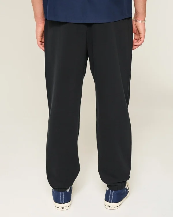 Pantalones de chándal holgados con cordón Pantalones de chándal holgados con cordón