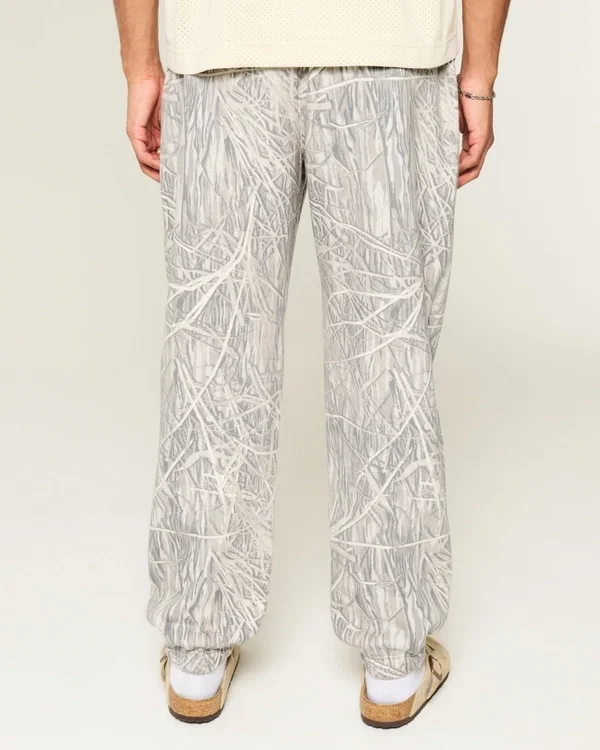 Pantalones de chándal holgados con cordón Pantalones de chándal holgados con cordón