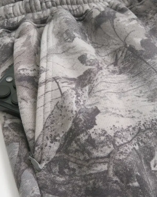 Pantalones de chándal holgados con cordón Pantalones de chándal holgados con cordón