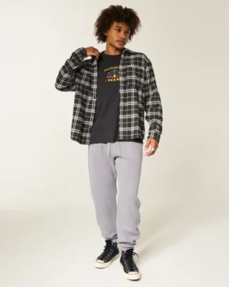 Pantalones de chándal holgados con cordón ajustable