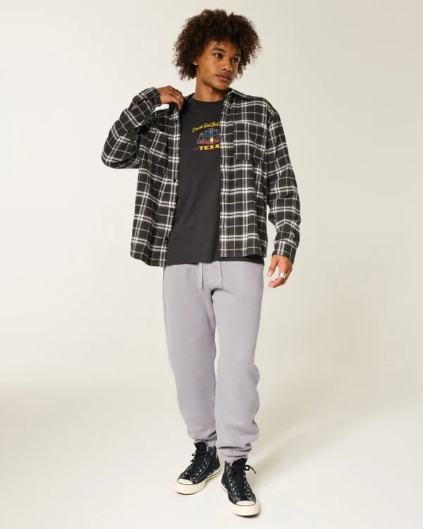 Pantalones de chándal holgados con cordón ajustable Pantalones de chándal holgados con cordón ajustable