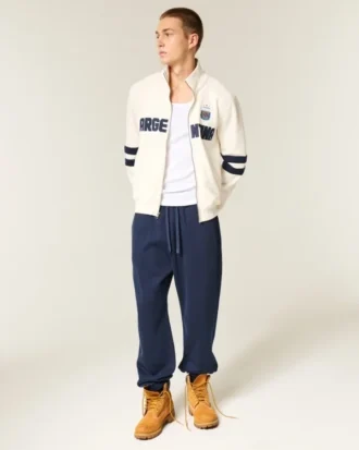 Pantalones de chándal holgados con cordón ajustable