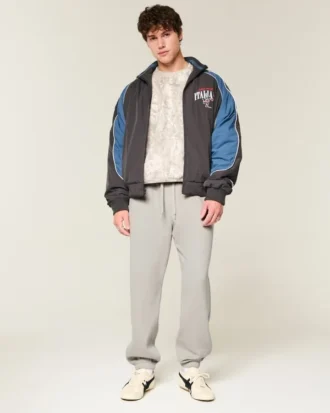 Pantalones de chándal holgados con cordón ajustable