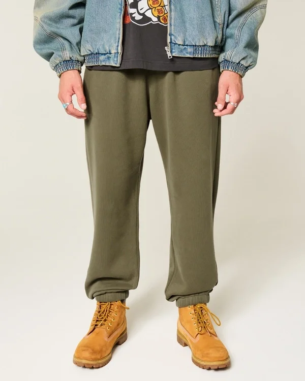 Pantalones de chándal holgados con cordón ajustable Pantalones de chándal holgados con cordón ajustable