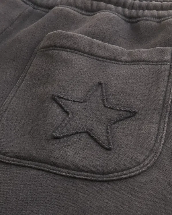 Pantalones de chándal holgados con estampado de estrellas Pantalones de chándal holgados con estampado de estrellas