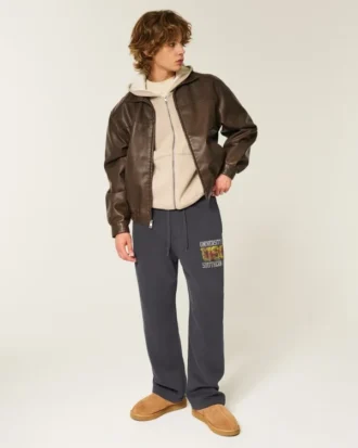 Pantalones de chándal holgados con estampado gráfico de los Trojans de la Universidad del Sur de California Pantalones de chándal holgados con estampado gráfico de los Trojans de la Universidad del Sur de California