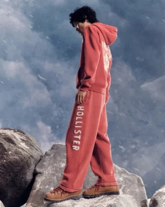 Pantalones de chándal holgados con gráfico del logotipo Holiday Vault Release