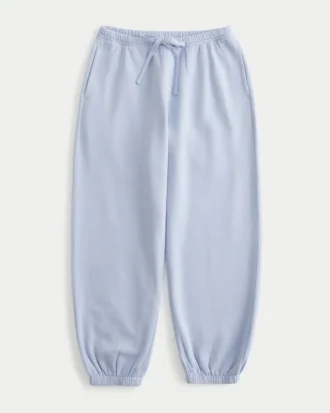 Pantalones de chándal holgados de felpa