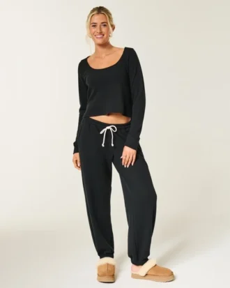 Pantalones de chándal holgados Gilly Hicks Always Cozy Waffle