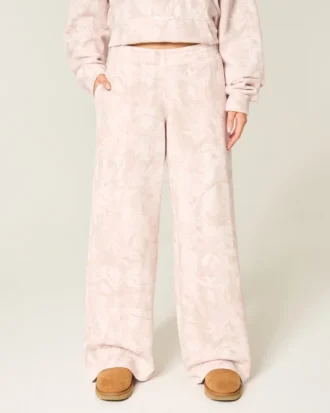 Pantalones de chándal holgados rosa camuflaje Pantalones de chándal holgados rosa camuflaje