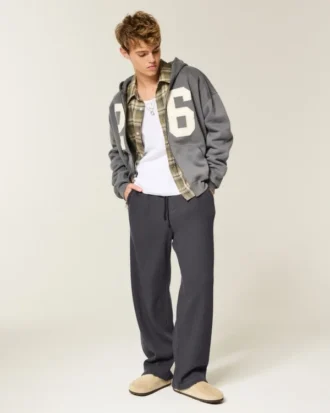 Pantalones de estar por casa tipo gofre