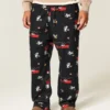 Pantalones de pijama de franela con estampado de Tom y Jerry
