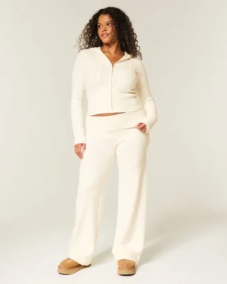 Pantalones rectos con vuelta de punto de Gilly Hicks Pantalones rectos con vuelta de punto de Gilly Hicks