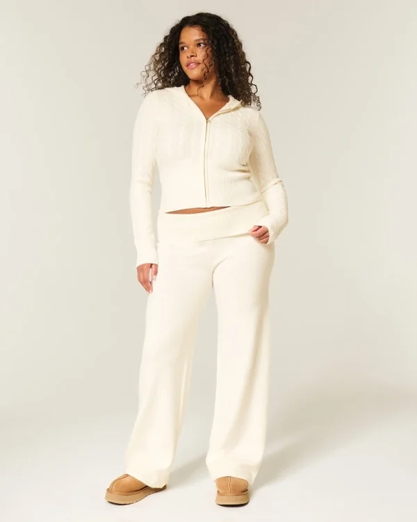 Pantalones rectos con vuelta de punto de Gilly Hicks Pantalones rectos con vuelta de punto de Gilly Hicks