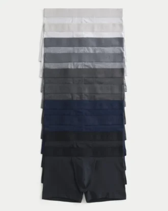 Paquete de 10 calzoncillos bóxer de longitud clásica Paquete de 10 calzoncillos bóxer de longitud clásica