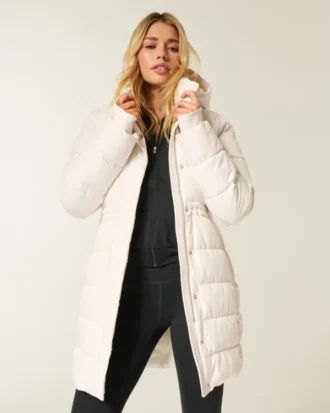 Parka acolchada con forro de piel sintética Parka acolchada con forro de piel sintética