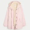 Parka con forro de piel sintética Parka con forro de piel sintética