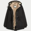 Parka con forro de piel sintética Parka con forro de piel sintética