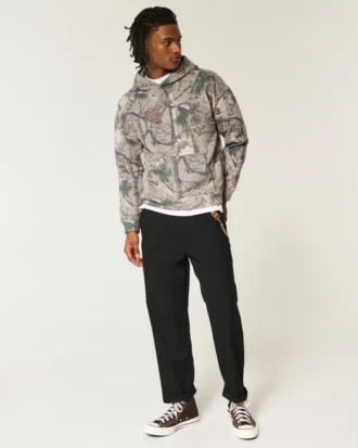 Sudadera con capucha Boxy Camo