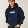 Sudadera con capucha Boxy Glacier Montana Graphic Sudadera con capucha Boxy Glacier Montana Graphic