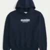 Sudadera con capucha Boxy Glacier Montana Graphic Sudadera con capucha Boxy Glacier Montana Graphic