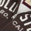 Sudadera con capucha, cremallera y logo gráfico, con forro de sherpa, de la colección Holiday Vault Sudadera con capucha, cremallera y logo gráfico, con forro de sherpa, de la colección Holiday Vault