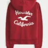Sudadera con capucha, cremallera y logo gráfico, con forro de sherpa, de la colección Holiday Vault Sudadera con capucha, cremallera y logo gráfico, con forro de sherpa, de la colección Holiday Vault