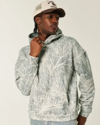 Sudadera con capucha cuadrada