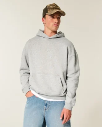 Sudadera con capucha cuadrada