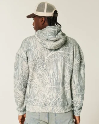 Sudadera con capucha cuadrada