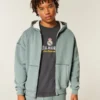 Sudadera con capucha, forro térmico y cremallera Sudadera con capucha, forro térmico y cremallera